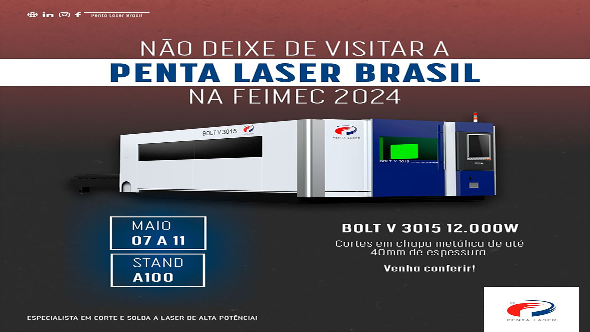 Le laser Penta brille à l'exposition FEIMEC 2024, la machine à découper Laser Bolt mène la nouvelle tendance de l'industrie