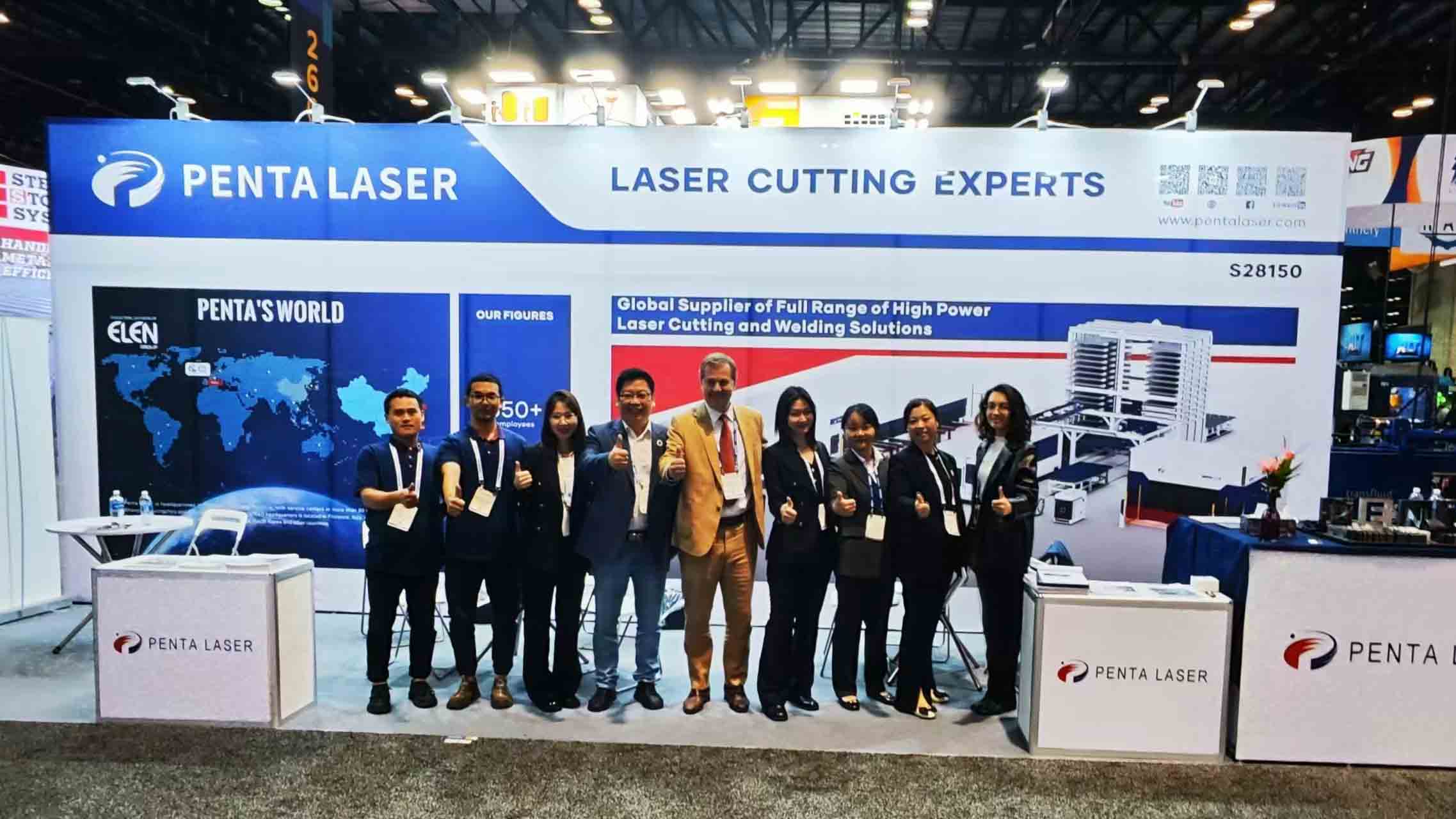 Fabtech 2024 s'est terminé parfaitement, la technologie innovante de Penta mène l'avenir de la coupe laser