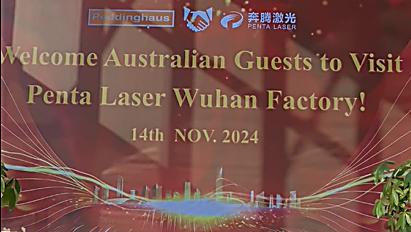 Penta Laser accueille les clients australiens pour visiter et présenter la principale technologie de coupe laser